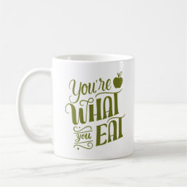 あなたはお前食べが何を コーヒーマグカップ