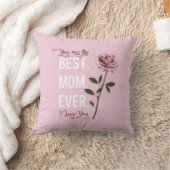 あなたはお最高の母さんの日のピンクのバラ クッション (ブランケット)