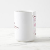 あなたはお最高の母さんの日のピンクのバラ コーヒーマグカップ (中央)