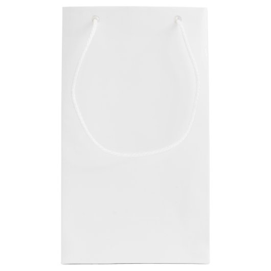 あなたはお最高の母さんの日のピンクのバラ スモールペーパーバッグ (裏面)