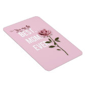 あなたはお最高の母さんの日のピンクのバラ マグネット (右側)