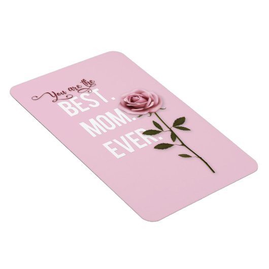 あなたはお最高の母さんの日のピンクのバラ マグネット (右側)