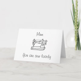 あなたはお母さんにとって素敵な母の日のカードを縫う カード