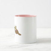 あなたはお母さんは口に出し遊ても口に出せおもしろい マグカップ (中央)