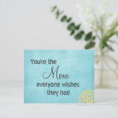 あなたはお母さん皆さん引用文 ポストカード (スタンド正面)