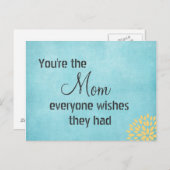 あなたはお母さん皆さん引用文 ポストカード (正面/裏面)