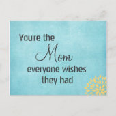 あなたはお母さん皆さん引用文 ポストカード (正面)