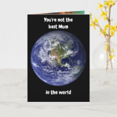 あなたはお母さ最高のん。カード カード (黄色い花)