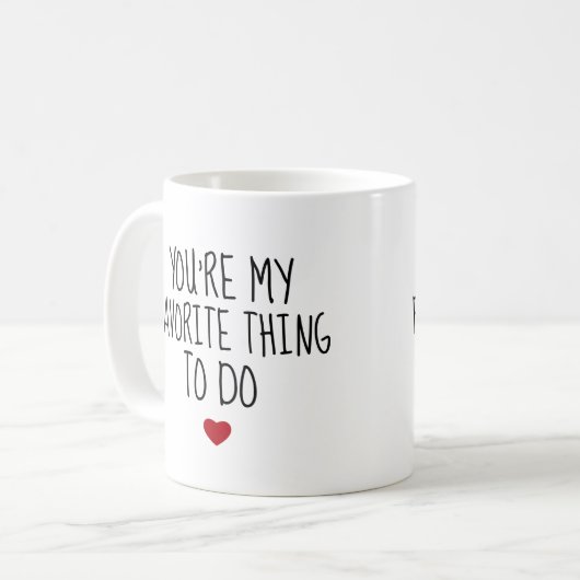 あなたはお気に入りのやらなけおもしろいればないけない コーヒーマグカップ (正面左)