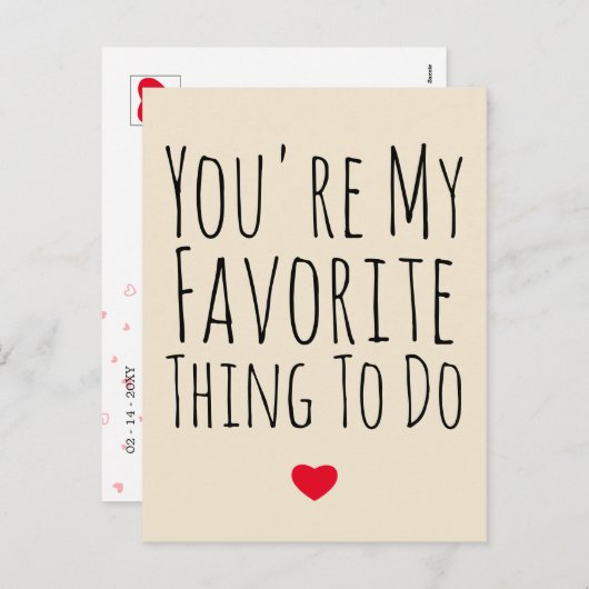 あなたはお気に入りのやらなけおもしろいればないけない シーズンポストカード (正面/裏面)