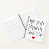 あなたはお気に入りのやらなけおもしろいればないけない ノートブック (内部)