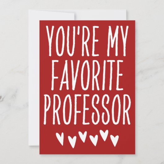 あなたはお気に入りのバおもしろいレンタインデー シーズンカード (正面)