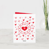 あなたはお気に入りの夫おもしろいバレンタインデー サンキューカード (裏面)