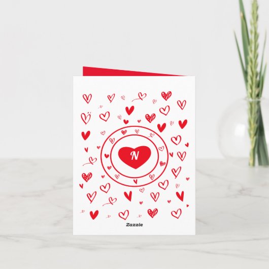 あなたはお気に入りの夫おもしろいバレンタインデー サンキューカード (裏面)