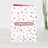 あなたはお気に入りの夫おもしろいVday - Valentines カード (裏面)