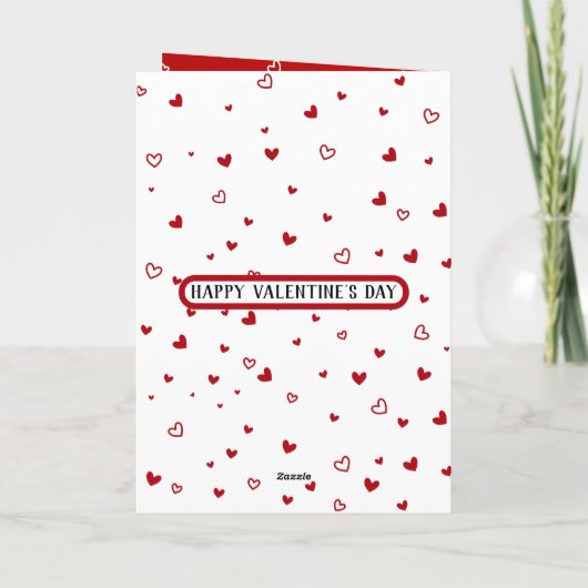 あなたはお気に入りの夫おもしろいVday - Valentines カード (裏面)