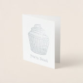 あなたはお疲れ感謝していさまカップケーキ 箔カード (正面)