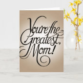 あなたはお素晴らし母さん カード (黄色い花)