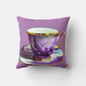 「あなたはお茶を一杯！」居心地の良い恋 クッション (裏面)