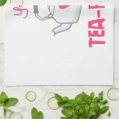 あなたはお茶を飲む キッチンタオル (折り畳み)