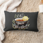 あなたはお茶を飲め！お茶おもしろい好きグラフィック ランバークッション (ブランケット)