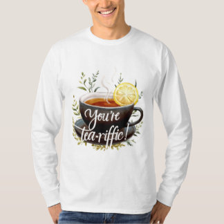 あなたはお茶を飲め!お茶おもしろい好きグラフィック Tシャツ