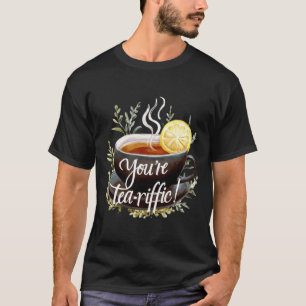 あなたはお茶を飲め!お茶おもしろい好きグラフィック Tシャツ