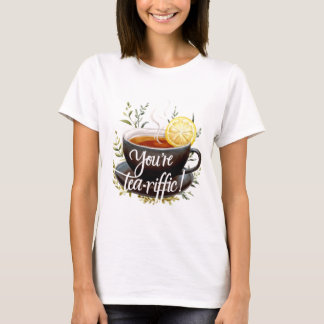 あなたはお茶を飲め！お茶おもしろい好きグラフィック Tシャツ