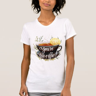 あなたはお茶を飲め！お茶おもしろい好きグラフィック Tシャツ
