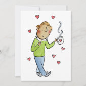 あなたはお茶 招待状 (正面)