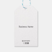 あなたはお菓子をボイコットされたよ！ ハロウィンおやつバスケットタグ ギフトタグ (裏面)