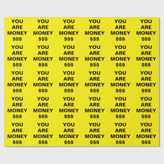 あなたはお金 インスピレーション ラッピングペーパー (フラット)