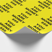 あなたはお金 インスピレーション ラッピングペーパー (角)