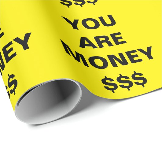 あなたはお金 インスピレーション ラッピングペーパー (ロールコーナー)