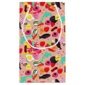 あなたはかわいいバレンタインはとても甘いピンクのキャンディ スモールペーパーバッグ (裏面)