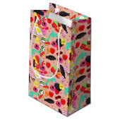 あなたはかわいいバレンタインはとても甘いピンクのキャンディ スモールペーパーバッグ (裏面アングル)