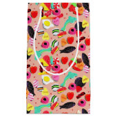 あなたはかわいいバレンタインはとても甘いピンクのキャンディ スモールペーパーバッグ (正面)