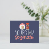 あなたはかわいいパおもしろいンバレンタインデー ポストカード (スタンド正面)