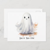 あなたはかわいい幽霊ハロウィーン シーズンポストカード (正面/裏面)