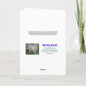 あなたはかわいい犬お気に入りのが私の人間の父の日 カード (裏面)