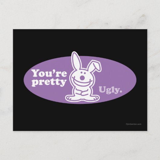 あなたはかわいらし醜い ポストカード (正面)