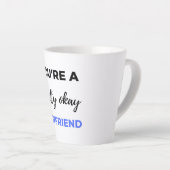 あなたはかわいらしA Ok Boyer Black カフェラテマグ (右アングル)