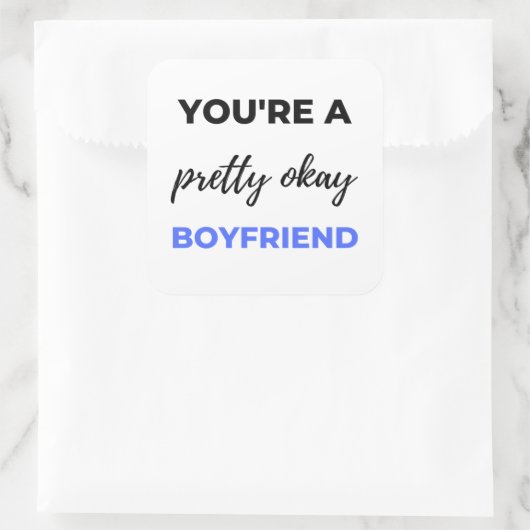 あなたはかわいらしA Ok Boyer Black スクエアシール (バッグ)