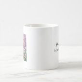 あなたはここで安全です 白猫マグカップ コーヒーマグカップ (中央)