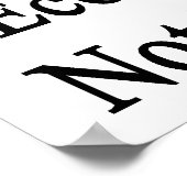 あなたはここで経学済に省文字に。 ポスター (角)