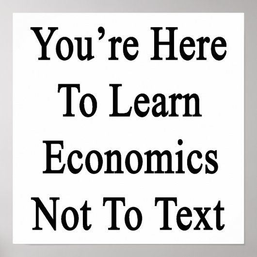 あなたはここで経学済に省文字に。 ポスター (正面)