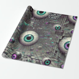 🎁 「あなたはここに来るはずはない」Weirdcore ラッピングペーパー