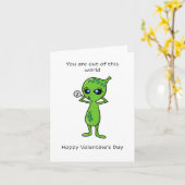 あなたはこの上なく素晴らしい、ハッピーバレンタインデー カード (黄色い花)