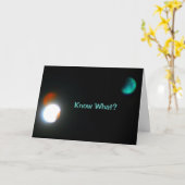 あなたはこの世を離れろ！ カード (黄色い花)