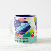 あなたはこの世界のバレンタインから ツートーンマグカップ (正面左)